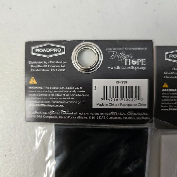 Roadpro Hook and Loop Self Adhesive Tape Lot RP-2X1V 1"x2" & RP-239 2"x6" NEW - Picture 5 of 5